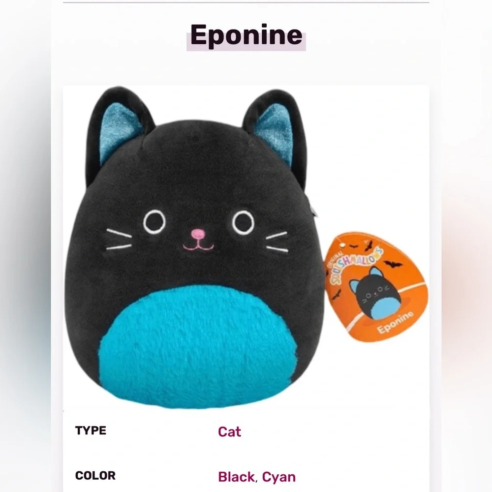*new* Eponine Black Cat 5”Squishmallow